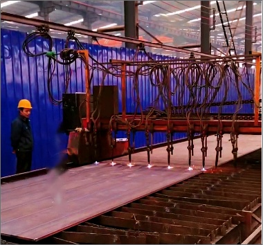 甘肃天祝钢结构车间数控等离子切割机